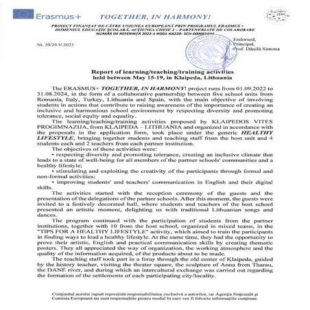Report LTTA Lithuania | PDF