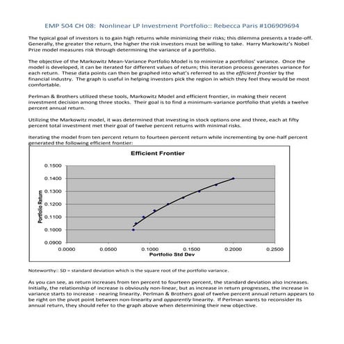 Report Markowitz Emp 504 Ch 08