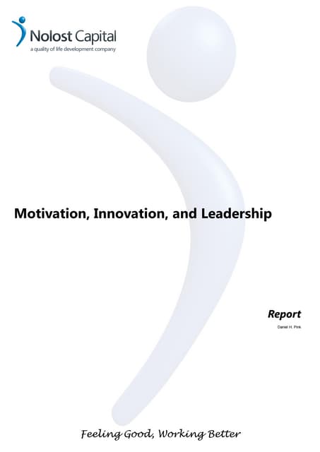 Report motivation, innovation, and leadership mf