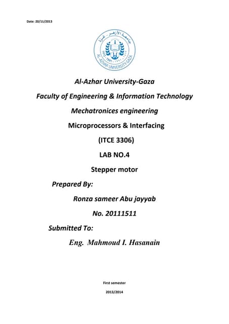 Report no.4(microprocessor)