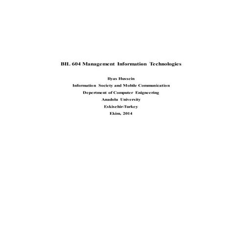 Mobile and information society