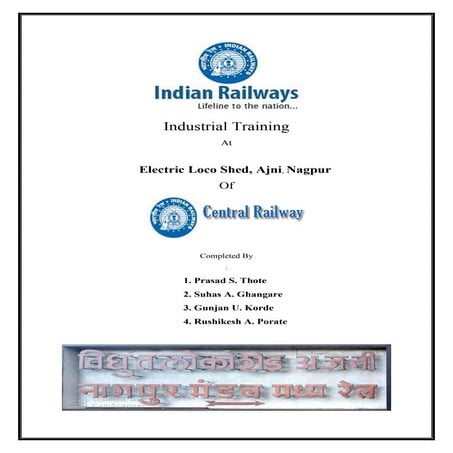 Report on Ajni electric Loco shed Nagpur