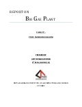 Report on Bio Gas Plant