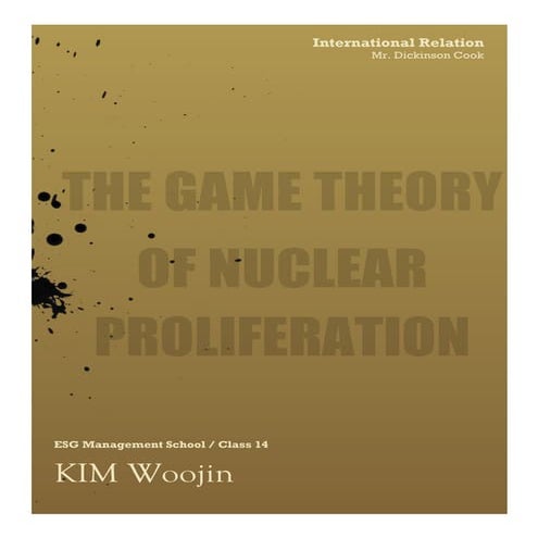 Report on game theory 20131214