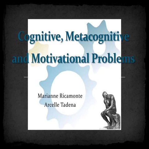 Metacognition in Persons with Learning Disability