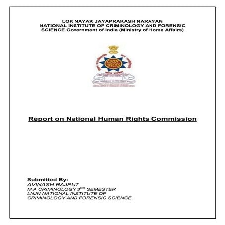 Report on National_Human_Rights_Commission