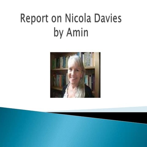 Report on Nicola Davies