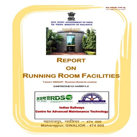 Report on running room facilities