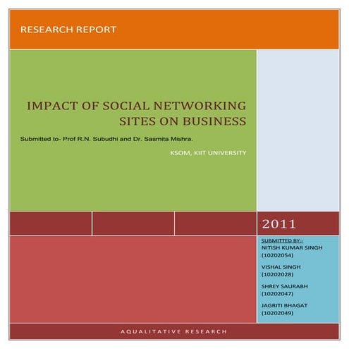 impact of social networking sites on business