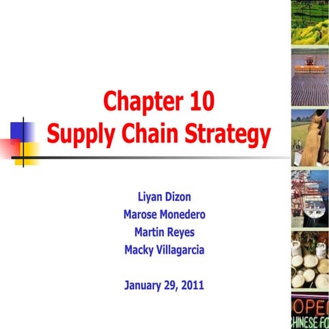 Supply Chain (Chap10)