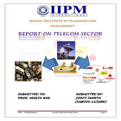 Report on telecom sector