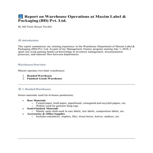 📘 Report on Warehouse Operations at Maxim Label.pdf
