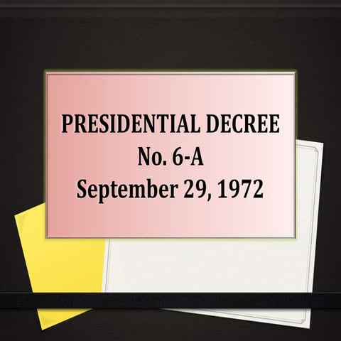 P.D. 6-a | PPT