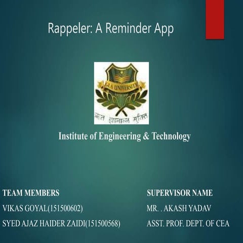 Android App presentation