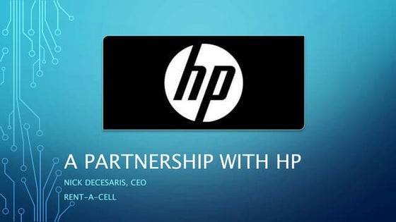 Slides on Overview of Hewlett-Packard (HP).pptx