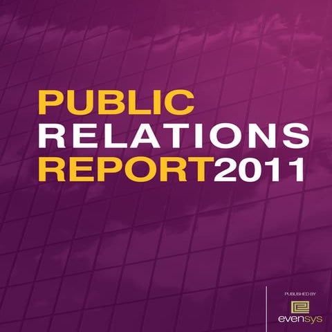Public Relations Report 2011
