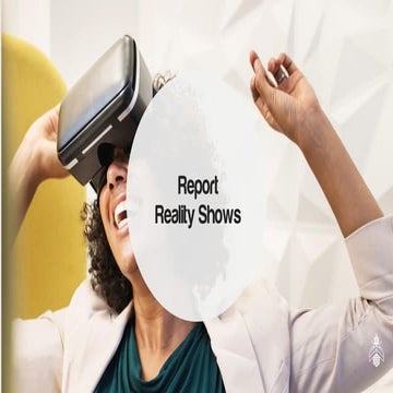Report Reality Shows | PDF