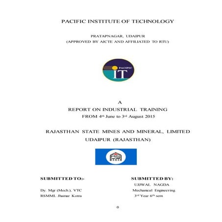 RSMML  training report 
