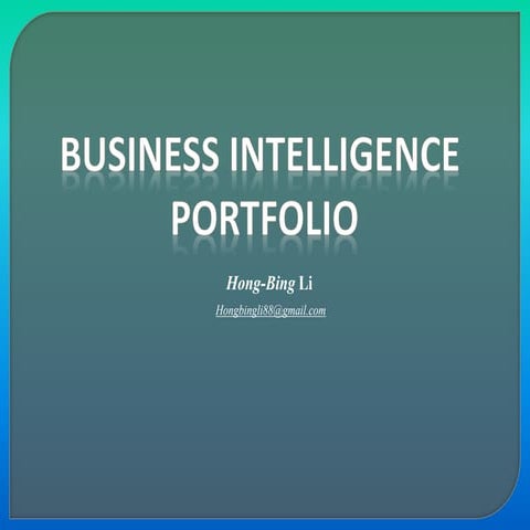 Reports Dashboards SQL Demo