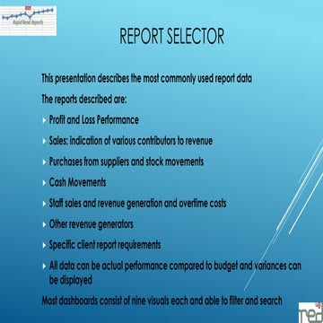 Report selector