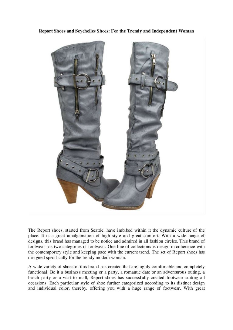 report shoe brand