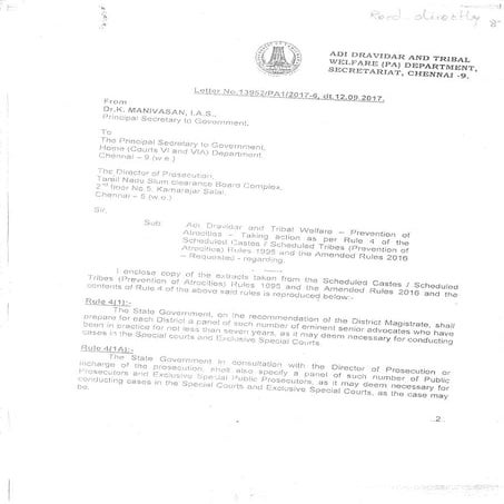 Reports to state government