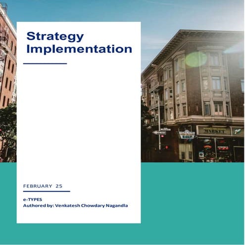 Report strategy implementation for e types | DOCX