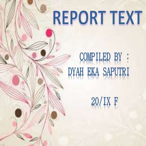 Report text 