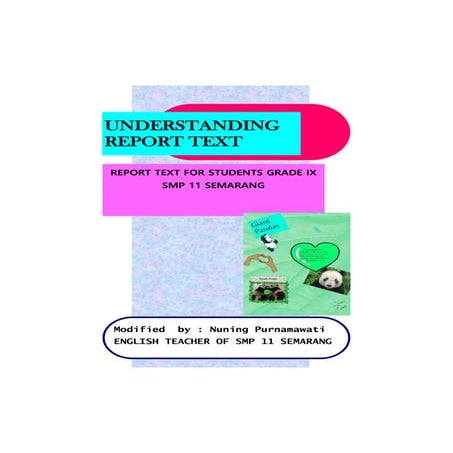 Report text ppt | PPT