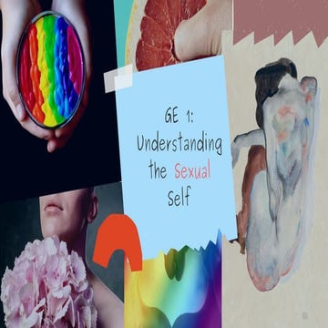 Understanding the Self - The Sexual Self 