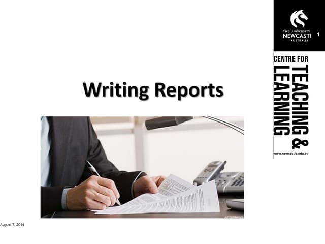 Report writing