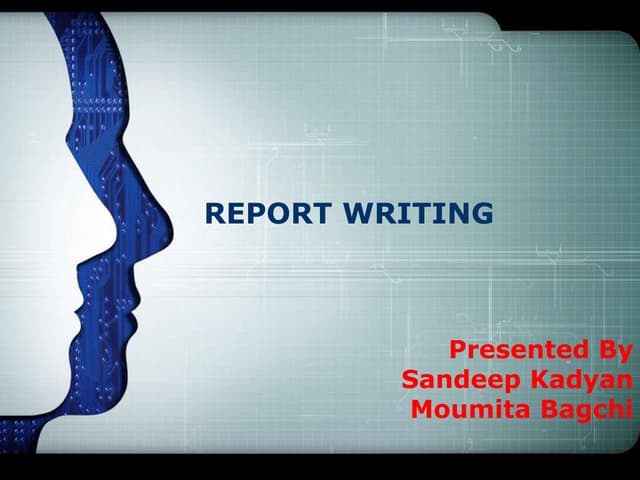 Report writing