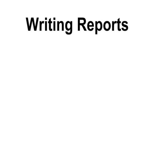 Report writing (1)