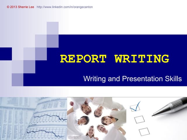 Report Writing - Conclusions & Recommendations sections
