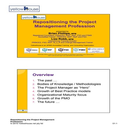 Repositioning The Project Management Profession 2 2