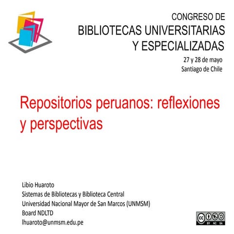 Repositorios peruanos: reflexiones y perspectivas