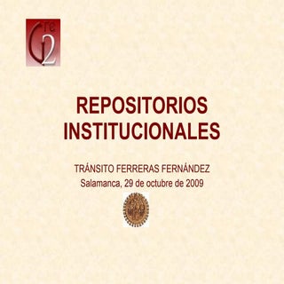 Repositorios institucionales