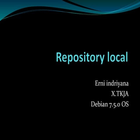 Repository local Debian 7.5.0 OS