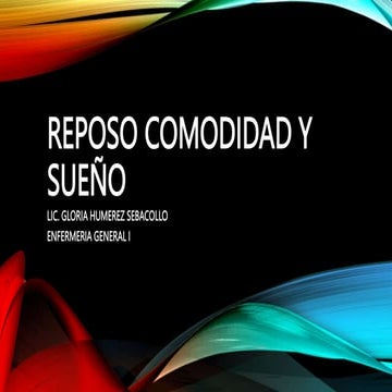 REPOSO COMODIDAD Y SUEÑO.pptx