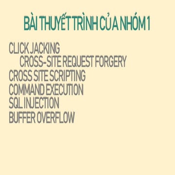 một số phương pháp tấn công và phòng chống trong không gian mạng