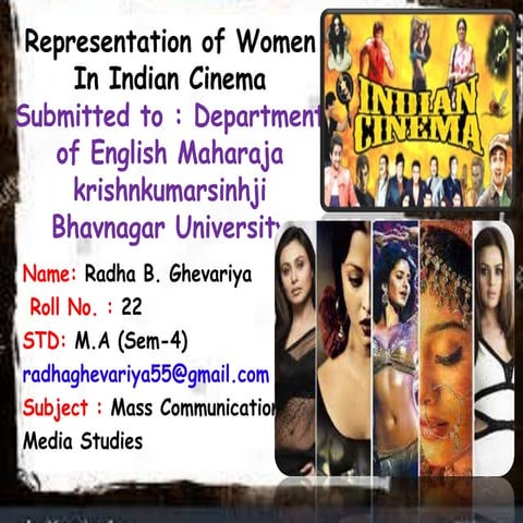 Represenatation of woman in indian cinema