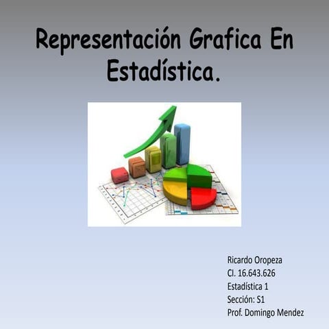 Representación grafica en estadística