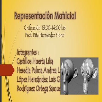 Representación matricial