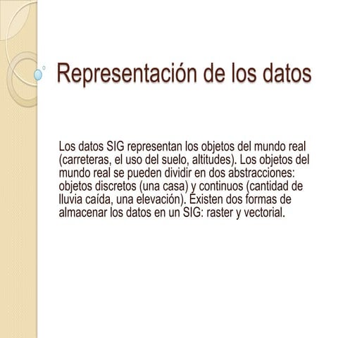 Representacion datos