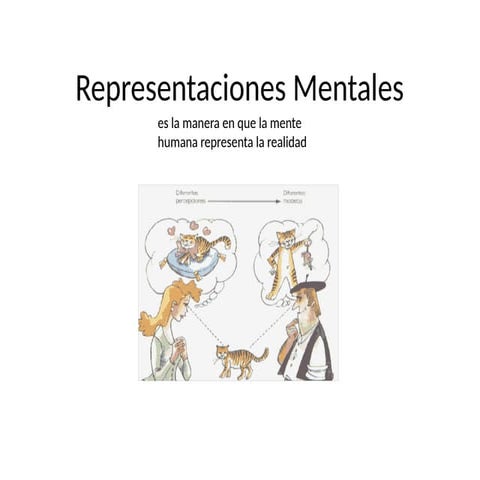 Representaciones que son siempre Mentales | PPTX