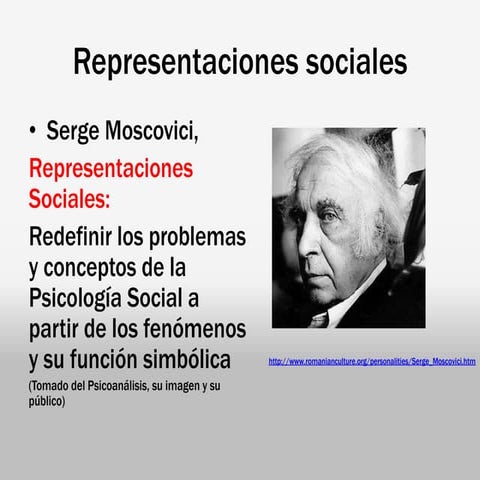Representaciones sociales unidad iv | PPTX