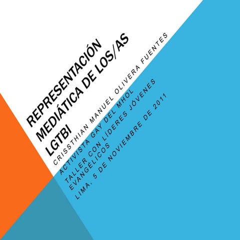 Representación mediática de los y las LGTBI