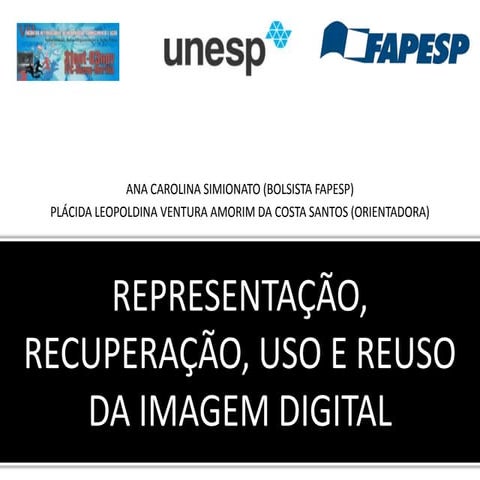 Representação, recuperação, uso e reuso da imagem digital