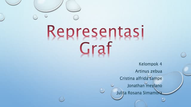 Representasi graf
