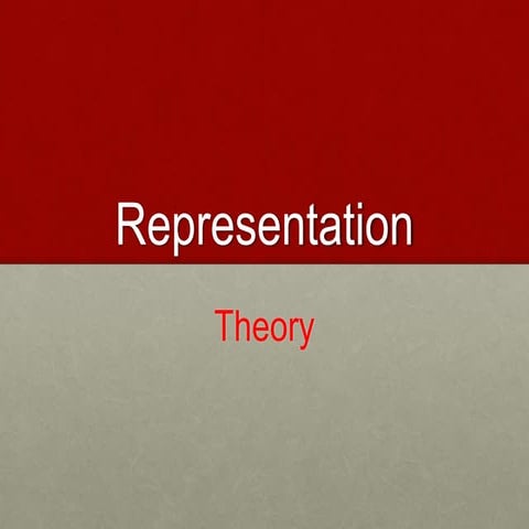 Representation Theory